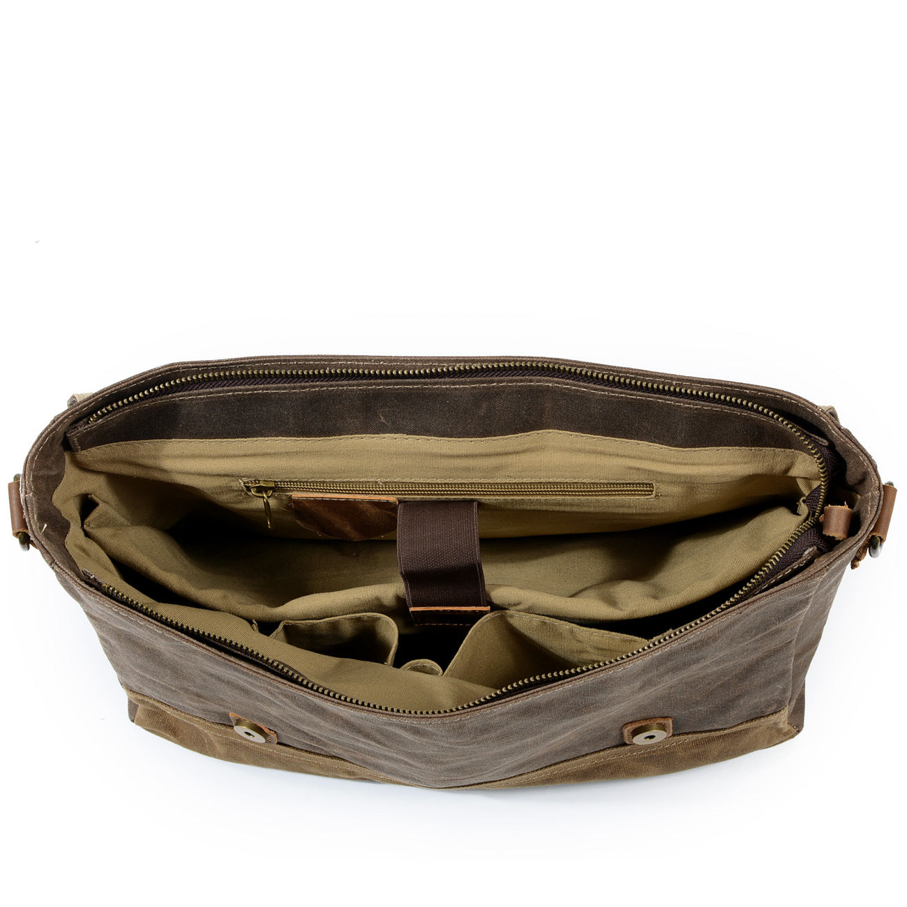 Wachs-Canvas Messenger Bag | MOKALO