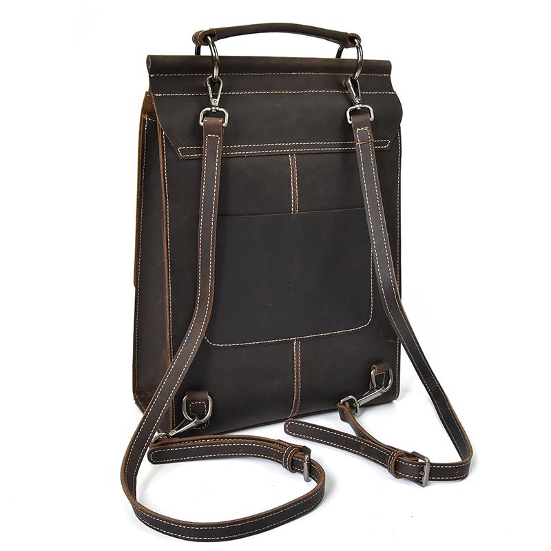 Leather Backpack-Handbag | OLDEN